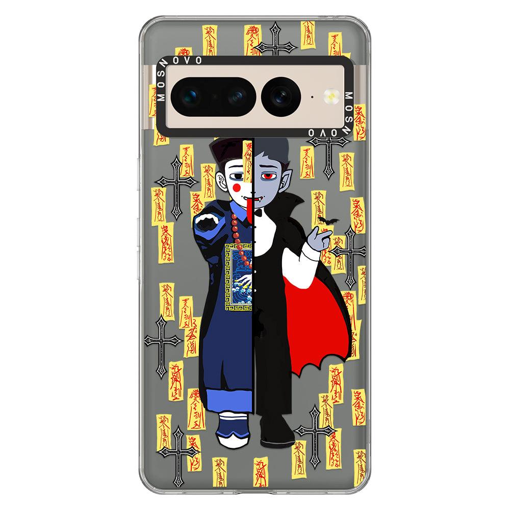 Zombie Vs Vampire Phone Case - Google Pixel 7 Pro Case - MOSNOVO