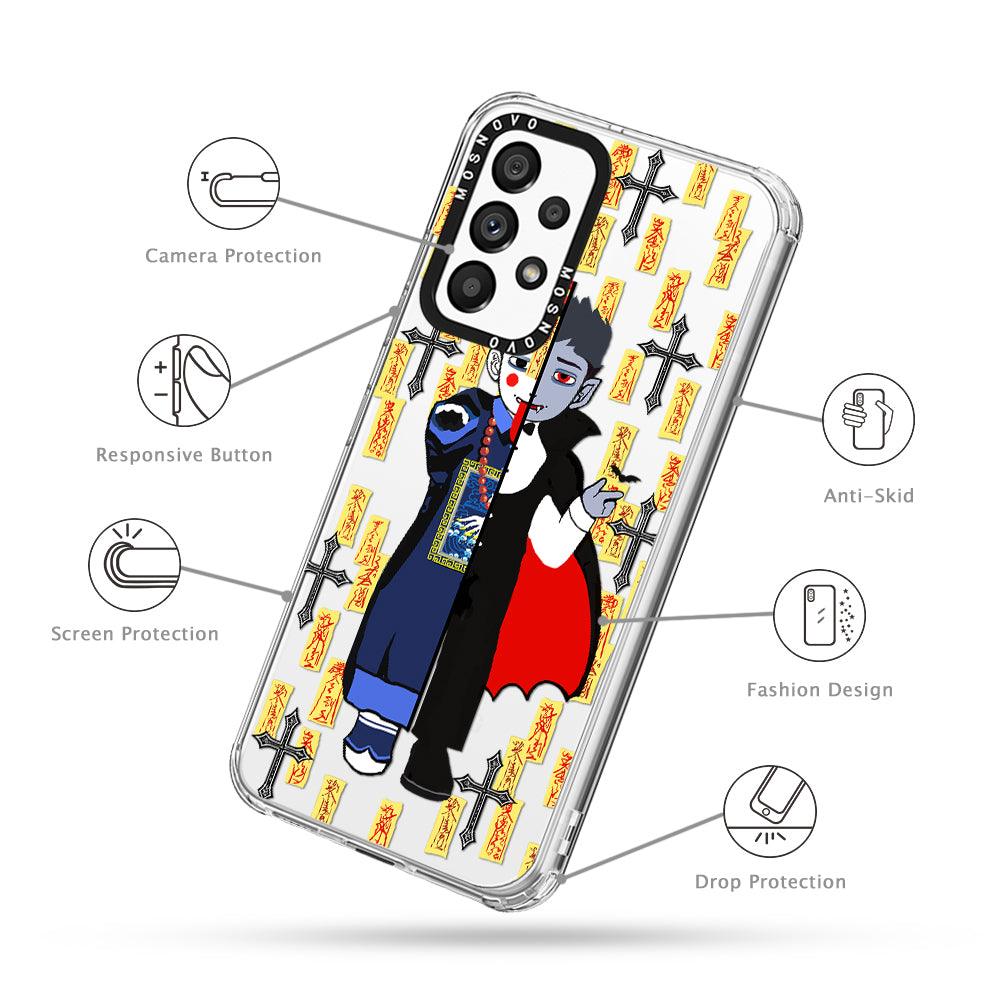 Zombie Vs Vampire Phone Case - Samsung Galaxy A53 Case - MOSNOVO