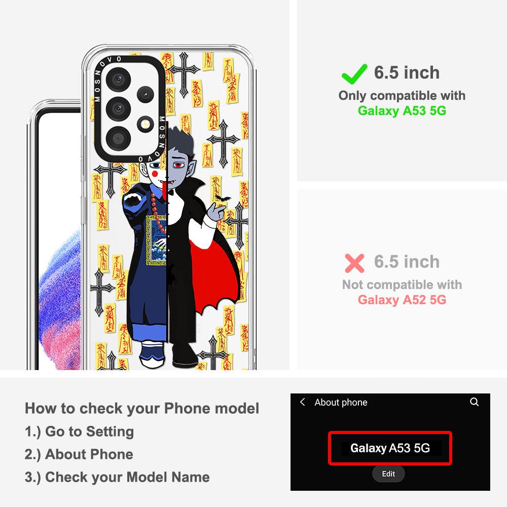 Zombie Vs Vampire Phone Case - Samsung Galaxy A53 Case - MOSNOVO