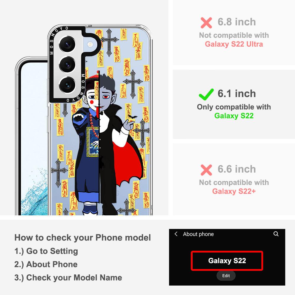 Zombie Vs Vampire Phone Case - Samsung Galaxy S22 Case - MOSNOVO
